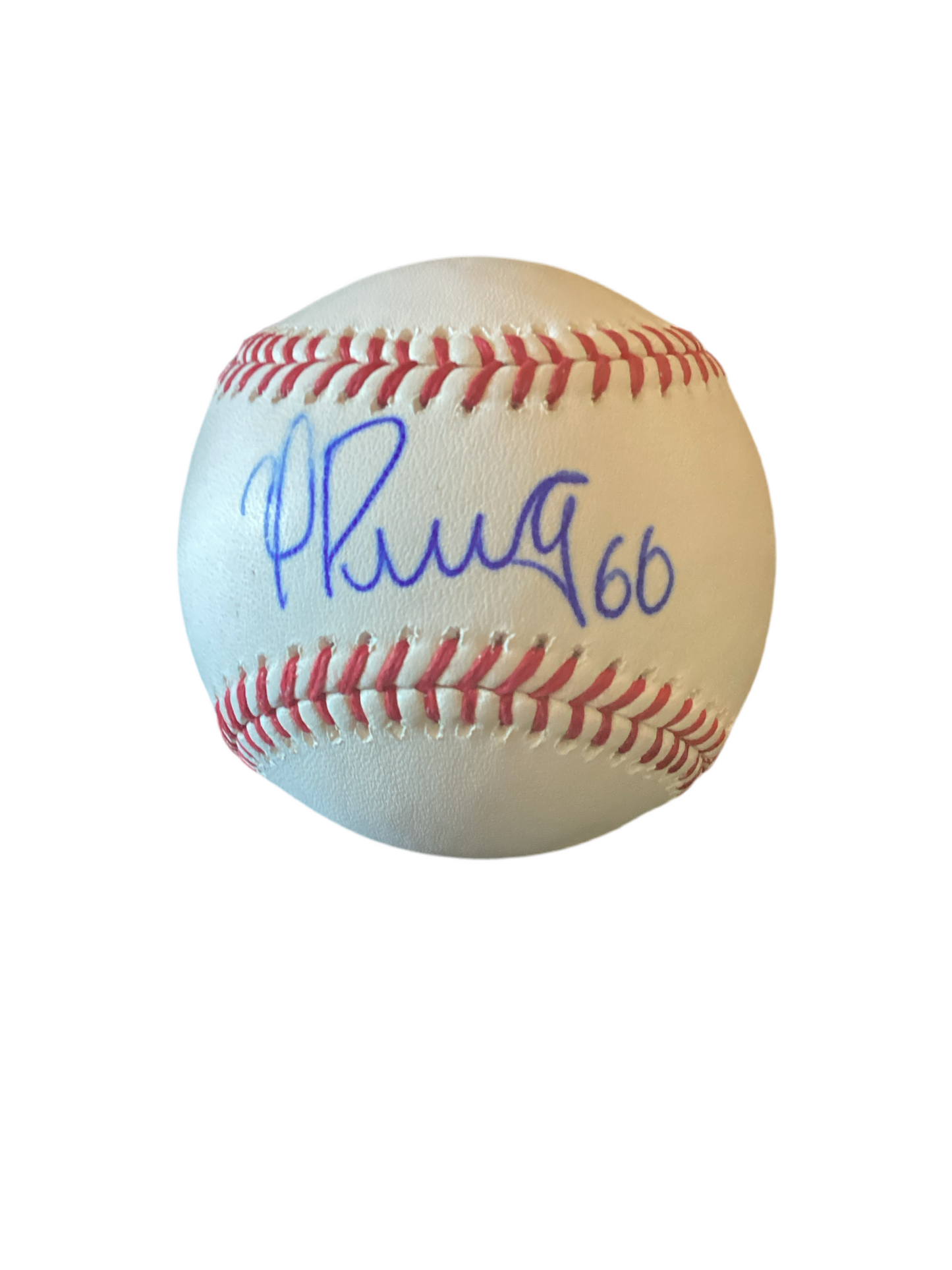 Yasiel puig autographed signed Rawlings official Major League Baseball