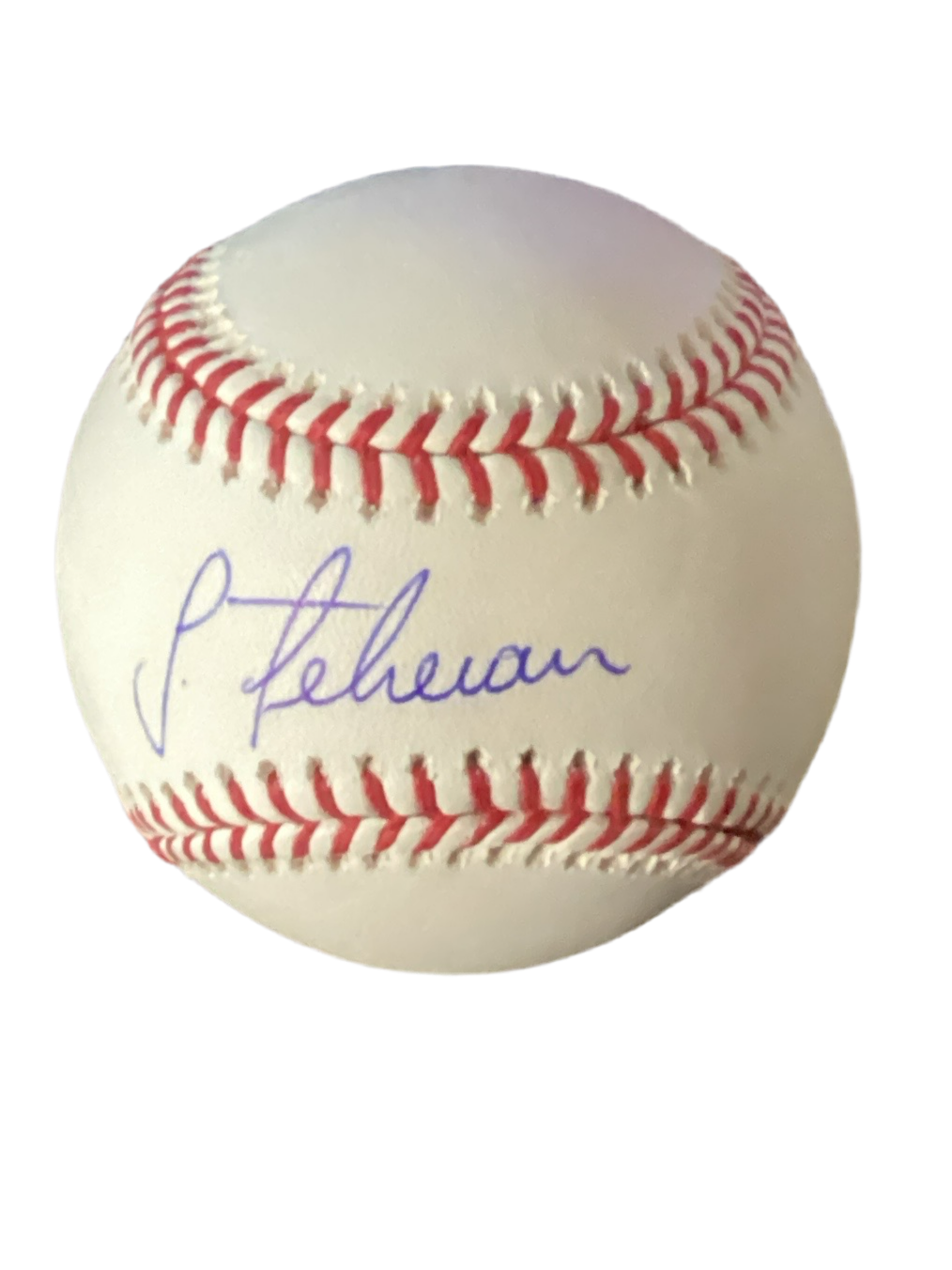 Julio Teheran autographed signed Rawlings official major legue baseball