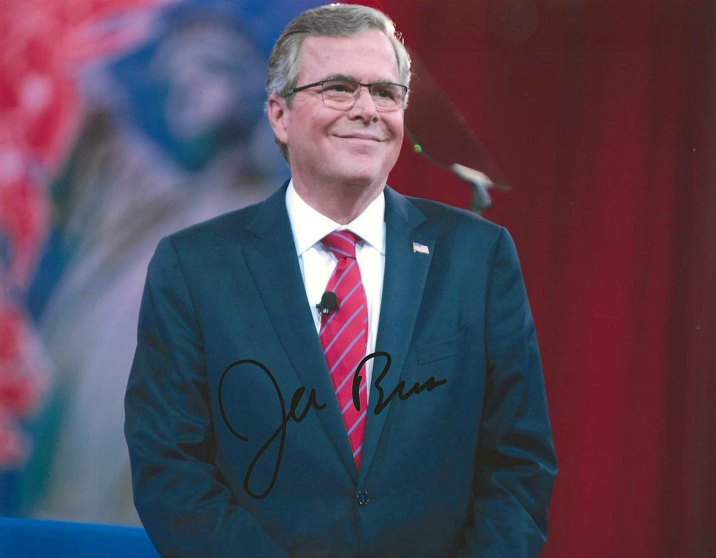 Jeb Bush Autographed Signed 8x10 photo Elite Promotions & Graphz Authentication
