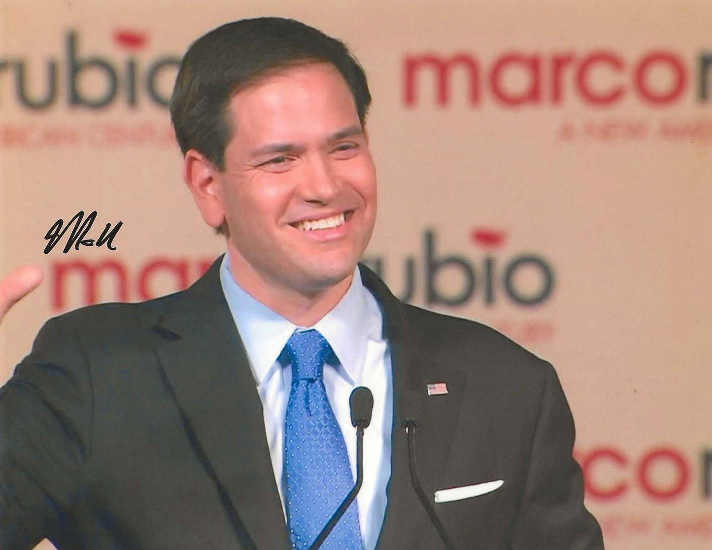 Marco Rubio Autographed Signed 8x10 Photo Elite Promotions & Graphz Authentication
