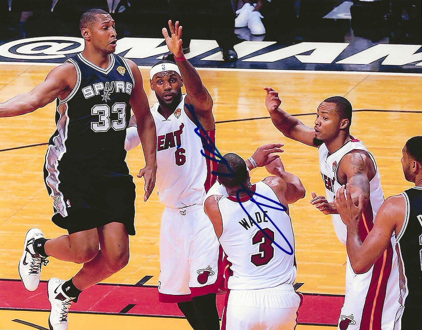 Boris Diaw Autographed Signed "SPURS" 8x10 photo Elite Promotions & Graphz Authentication
