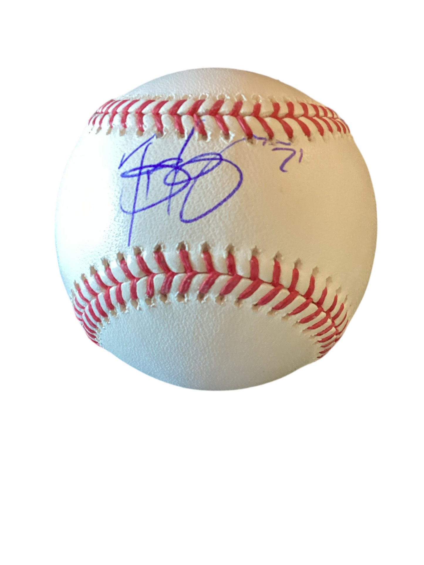 Todd Frazier autographed signed Rawlings official Major League Baseball