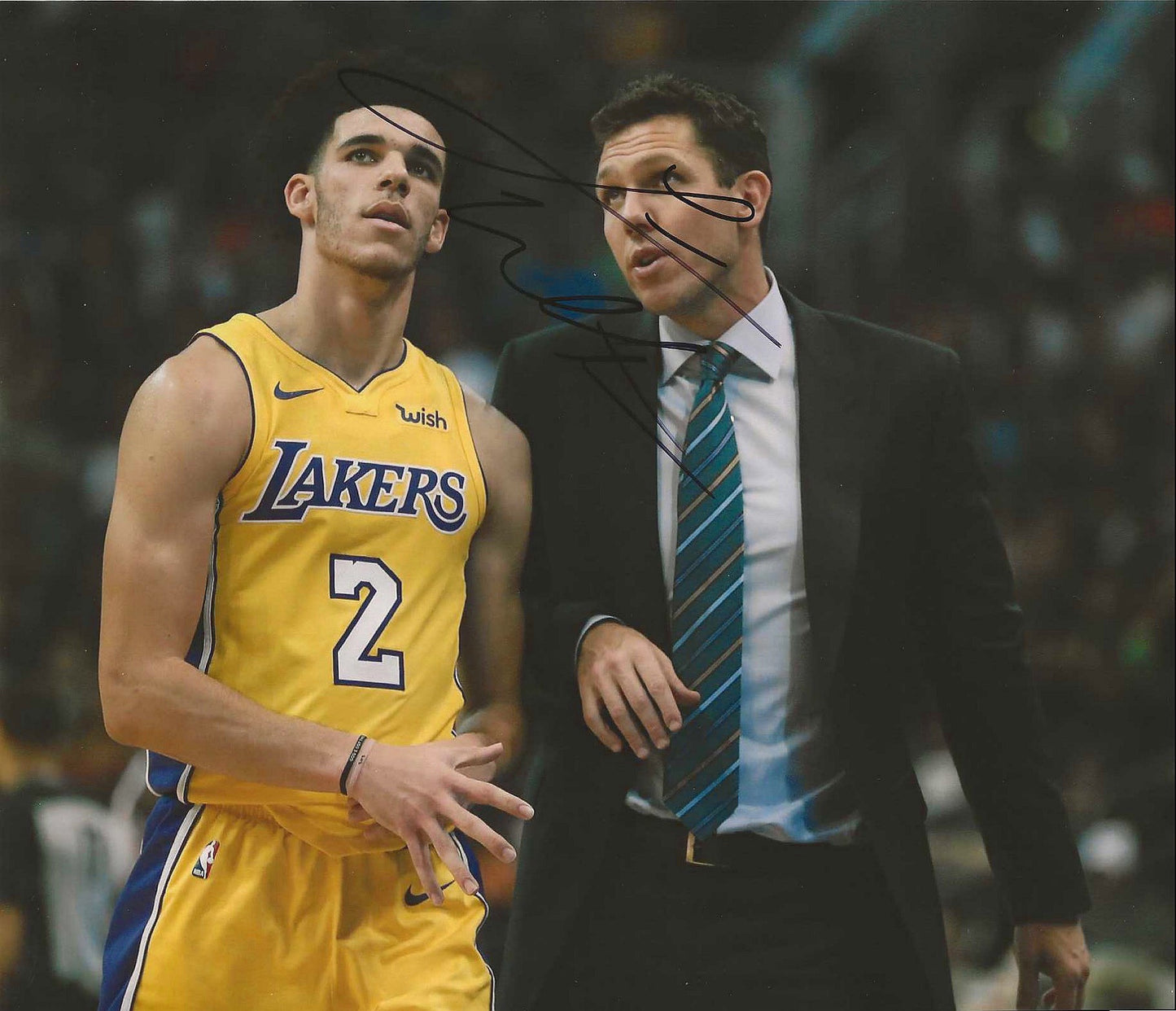 Luke Walton Autographed Signed "LAKERS" 8x10 photo Elite Promotions & Graphz Authentication