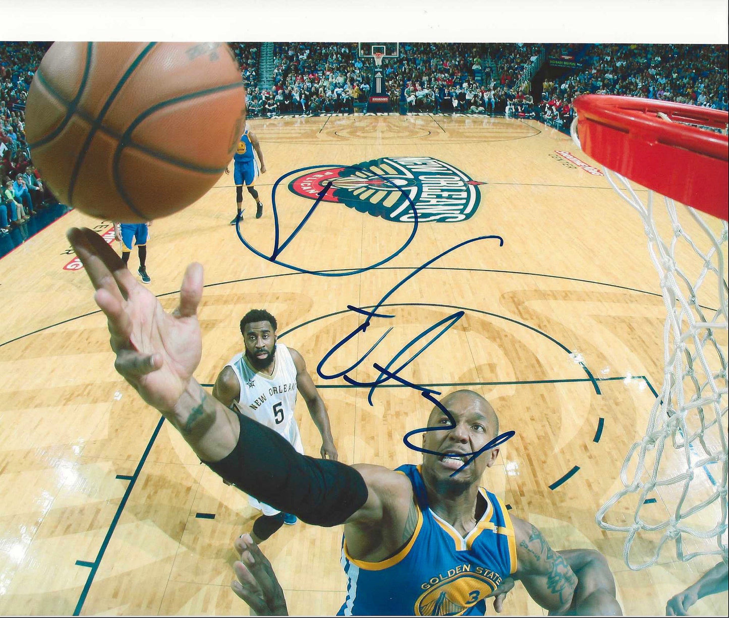 David West Autographed Signed "WARRIORS" 8x10 photo Elite Promotions & Graphz Authentication