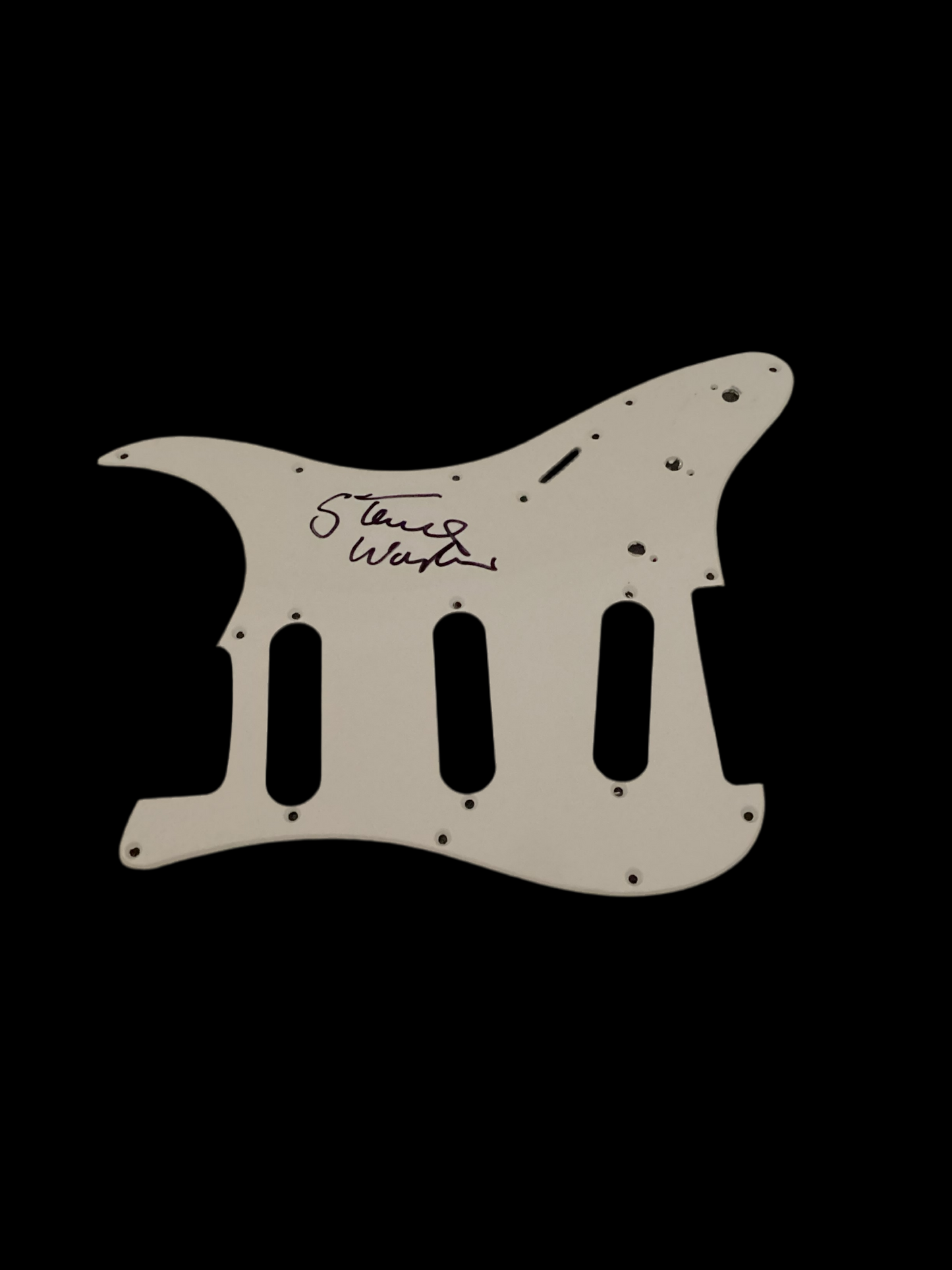 Stevie Wonder autographed signed pick guard