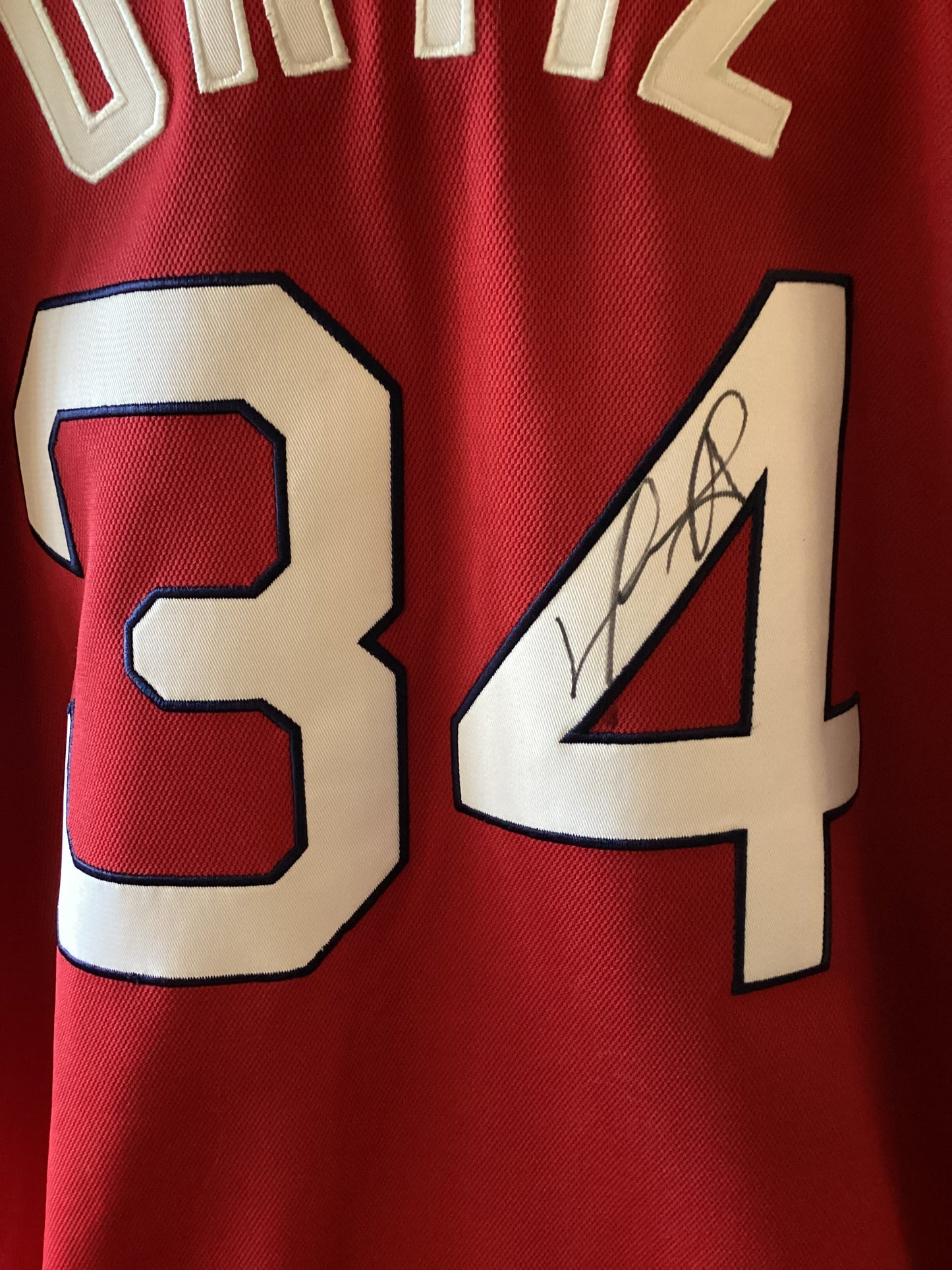 David Ortiz Autographed Signed jersey Elite Promotions & Graphz Authentication