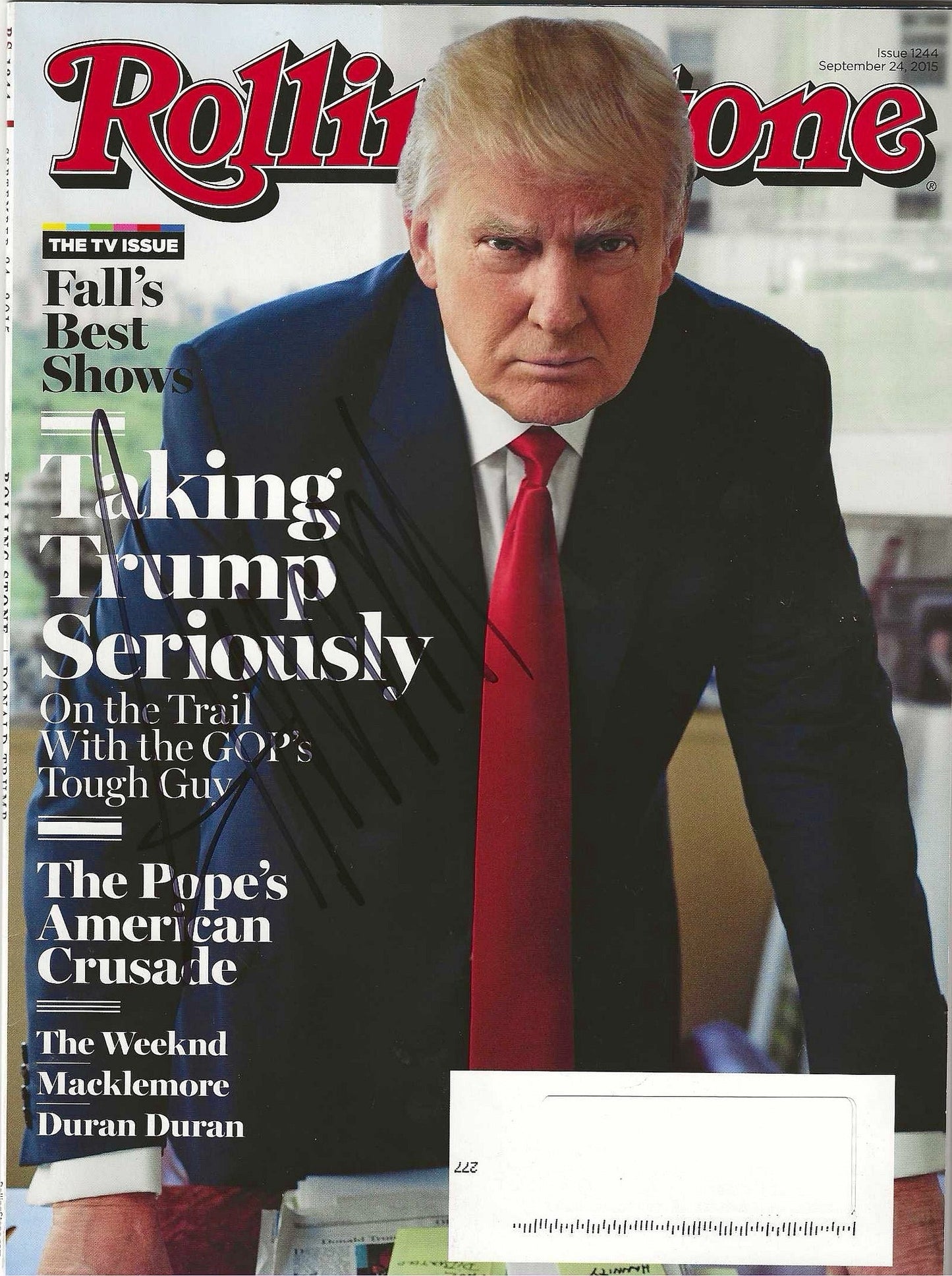 Donald Trump Autographed Signed Magazine Elite Promotions & Graphz Authentication