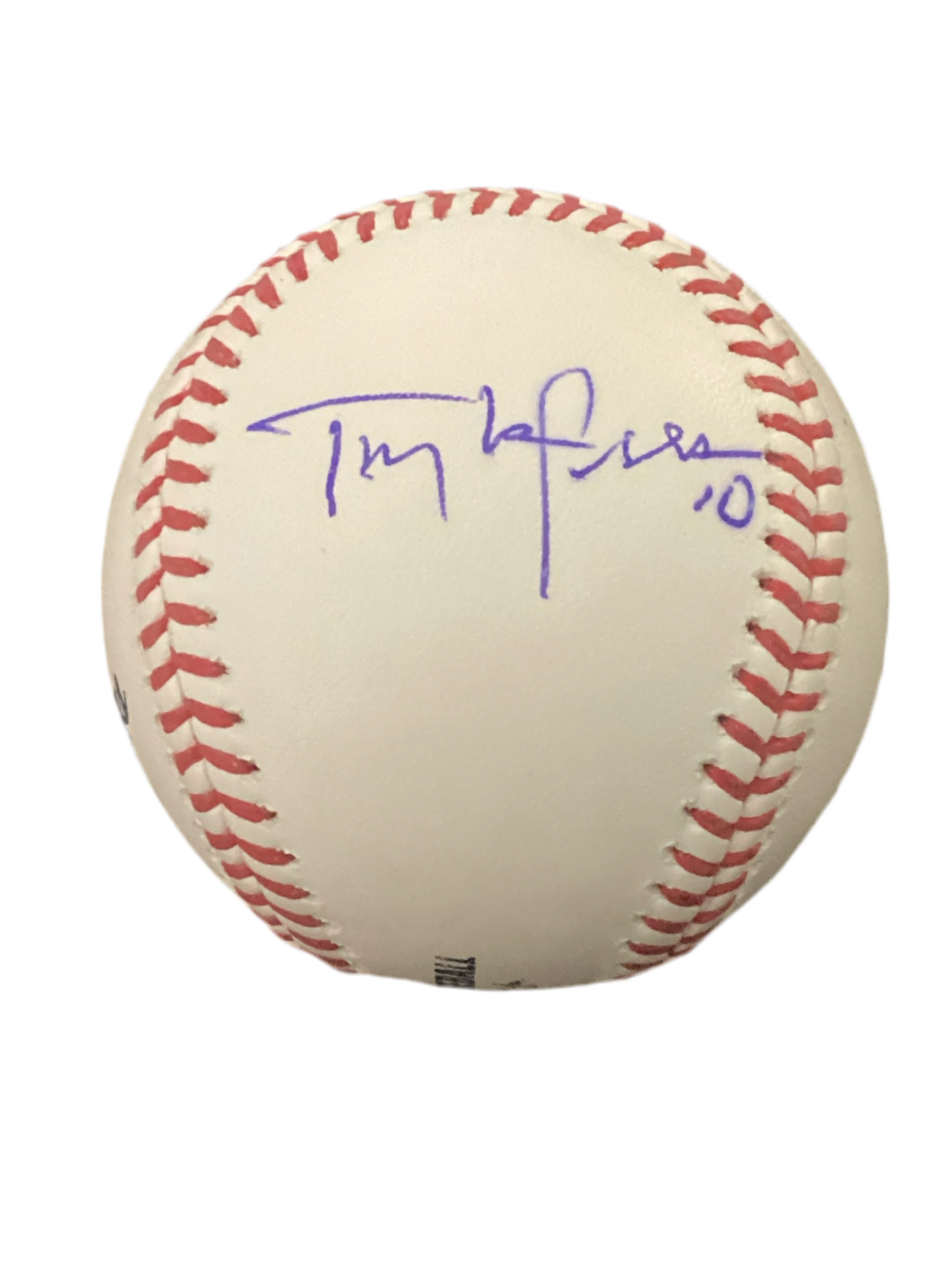 Tony La Russa autographed signed Rawlings official Major League Baseball