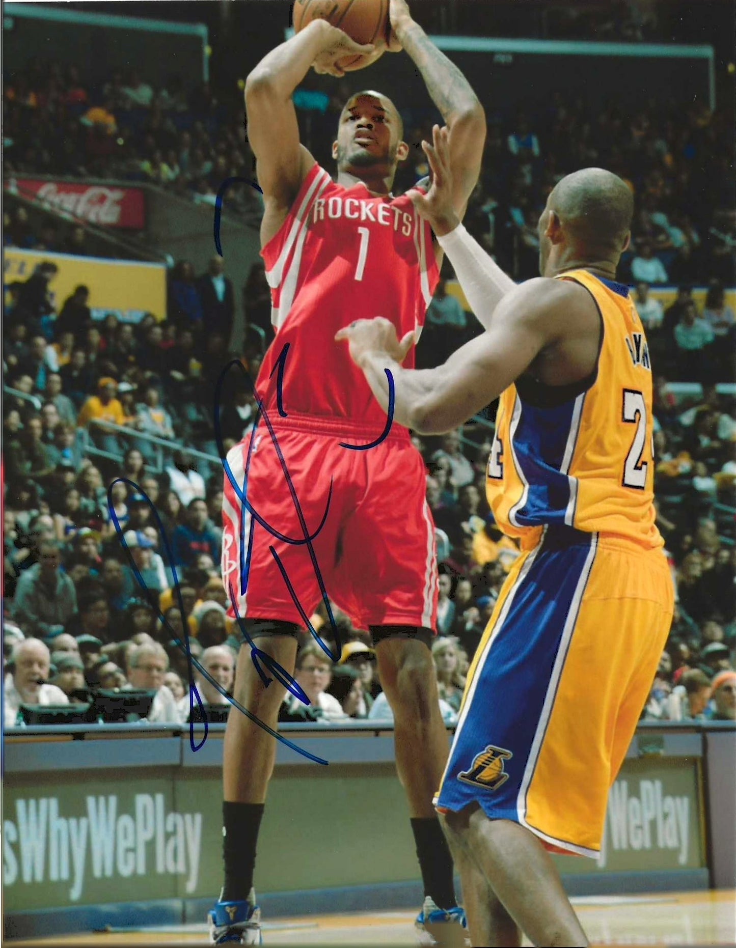 Trevor Ariza Autographed Signed "ROCKETS" 8x10 photo Elite Promotions & Graphz Authentication