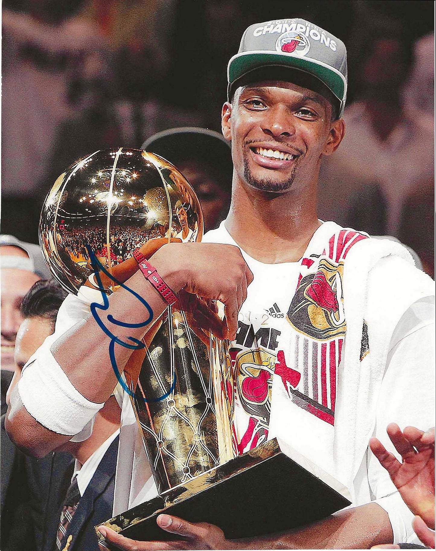 Chris Bosh Autographed Signed "HEAT" 8x10 photo Elite Promotions & Graphz Authentication