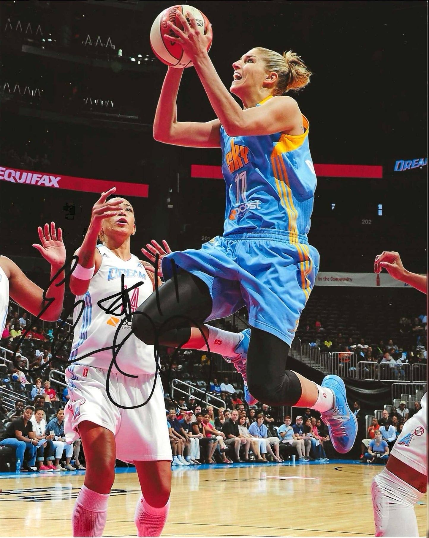 Elena Delle Donne Autographed Signed 8x10 photo Elite Promotions & Graphz Authentication
