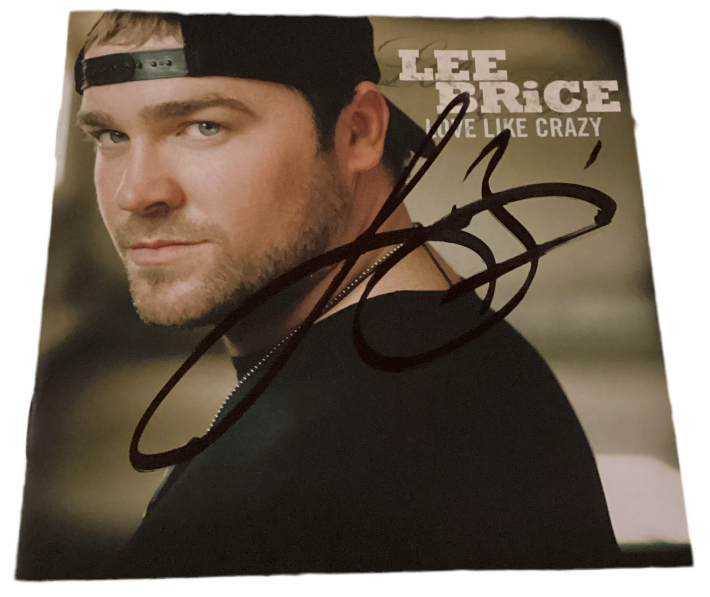 Lee Brice autographed Signed CD COVER Elite Promotions & Graphz