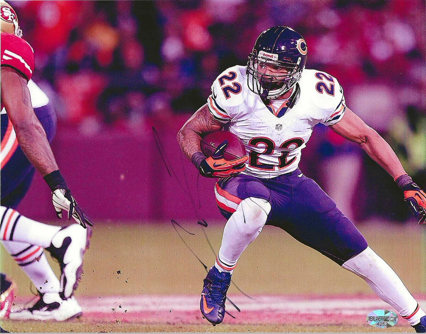 Matt Forte Autographed Signed 8x10 photo Elite Promotions & Graphz Authentication