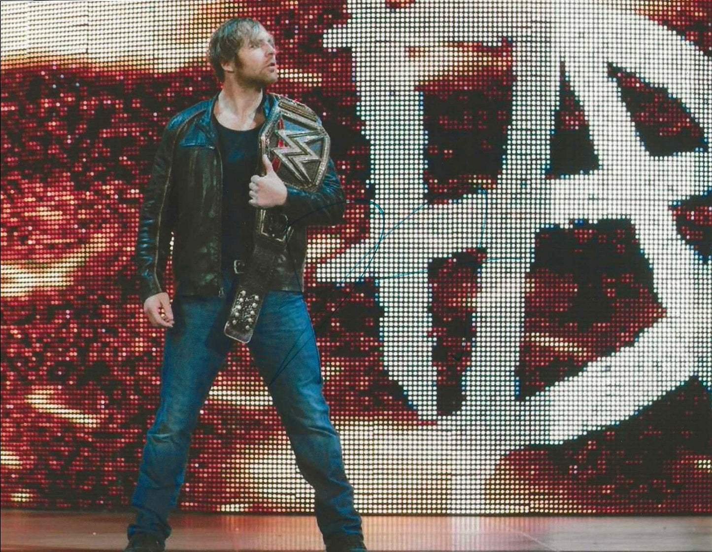 Dean Ambrose (John Moxley) Autographed Signed "WWE" 8X10 Photo Elite Promotions & Graphz Authentication
