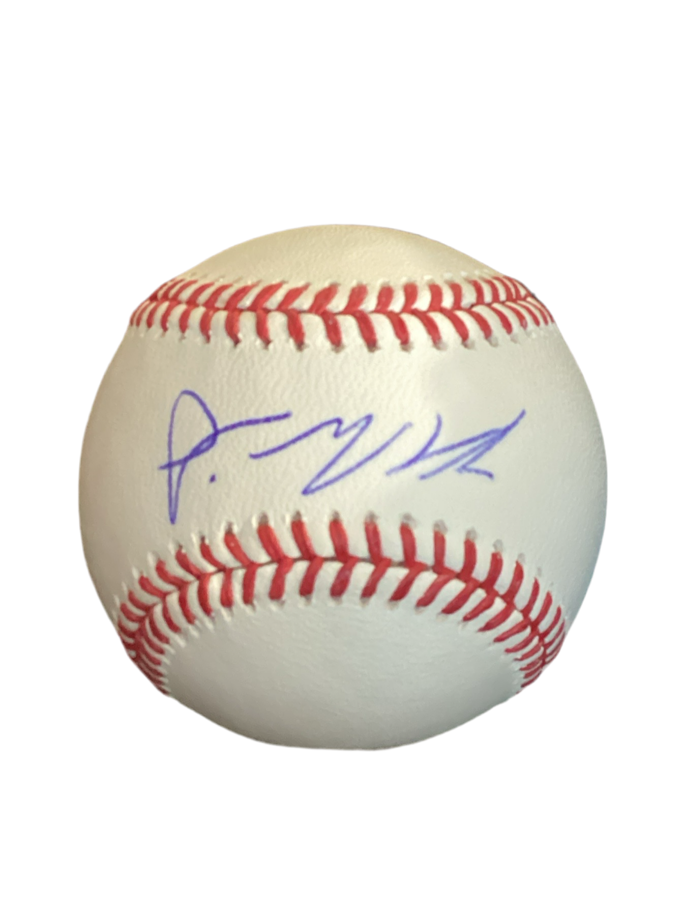 Kyle Wright autographed signed Rawlings official Major League Baseball