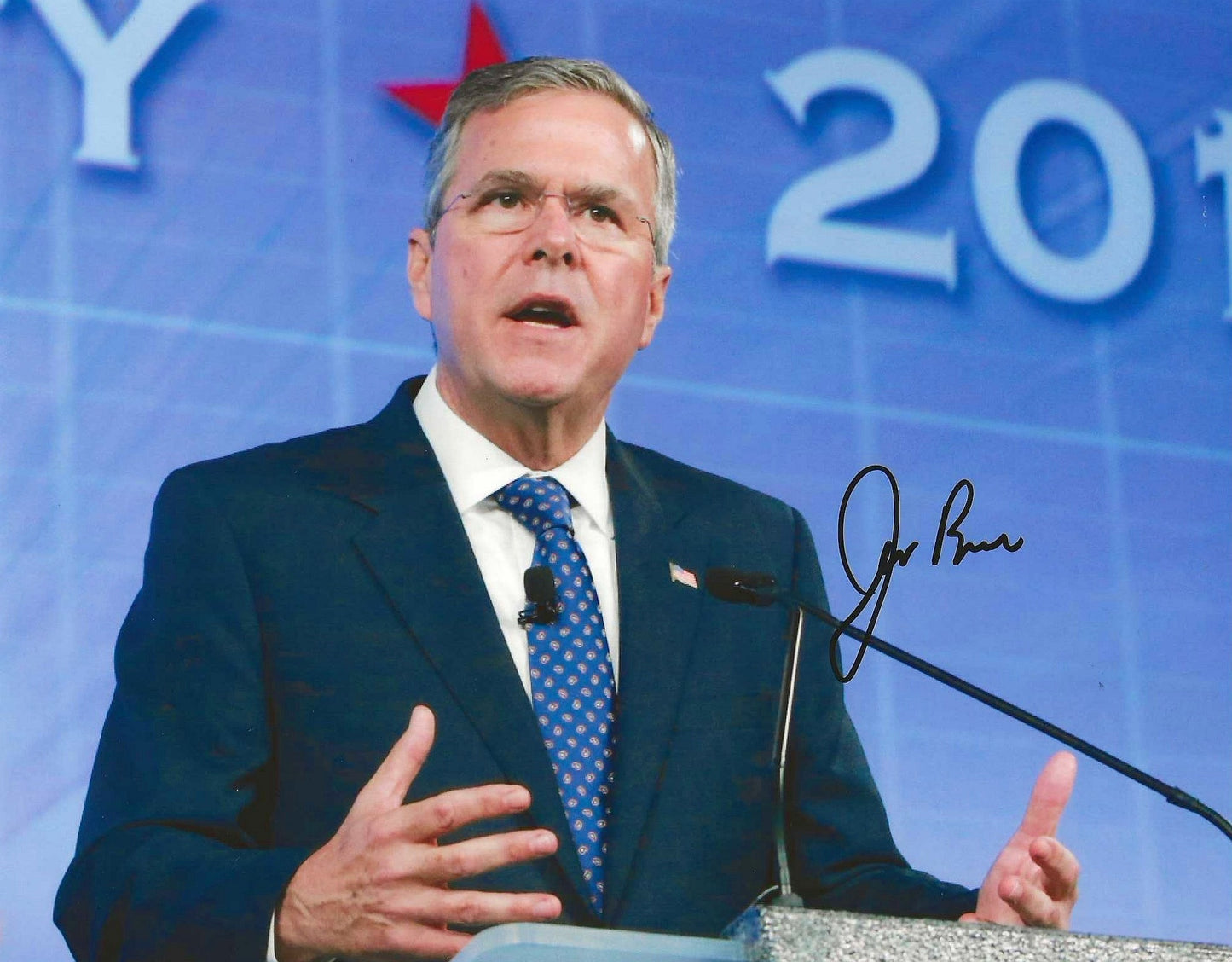 Jeb Bush Autographed Signed 8x10 photo Elite Promotions & Graphz Authentication