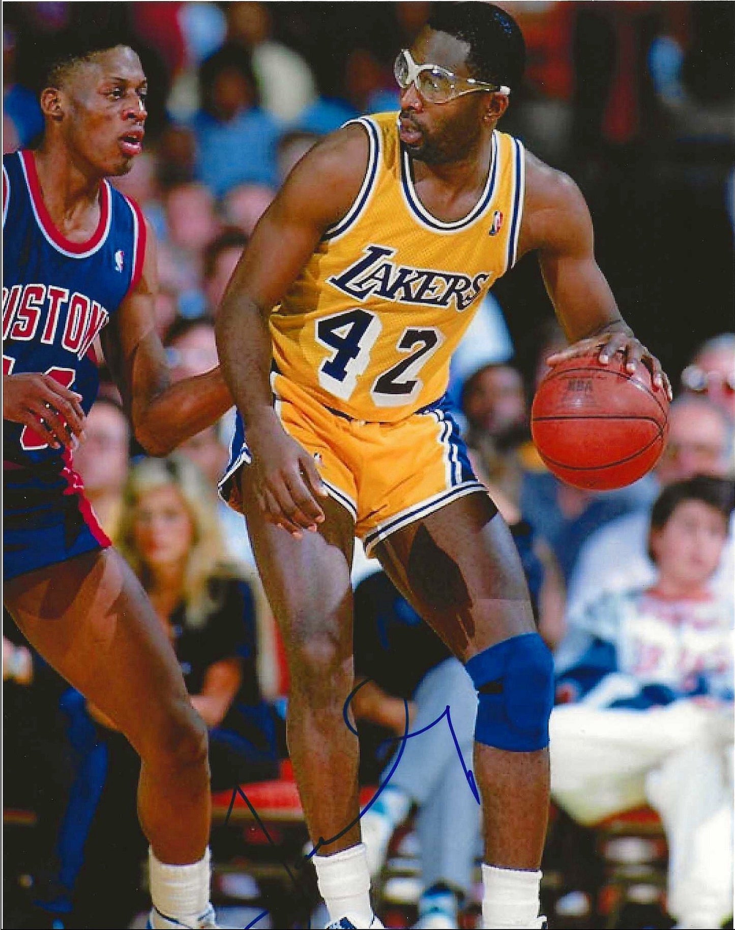 James Worthy Autographed Signed "LAKERS" 8x10 photo Elite Promotions & Graphz Authentication