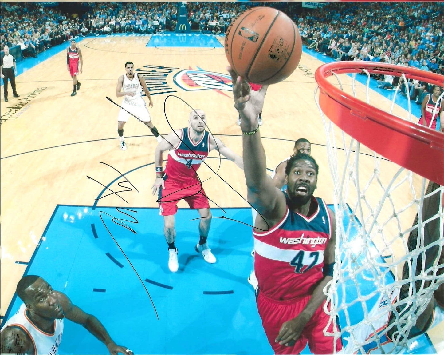 Nene Autographed Signed "WIZARDS" 8x10 photo Elite Promotions & Graphz Authentication