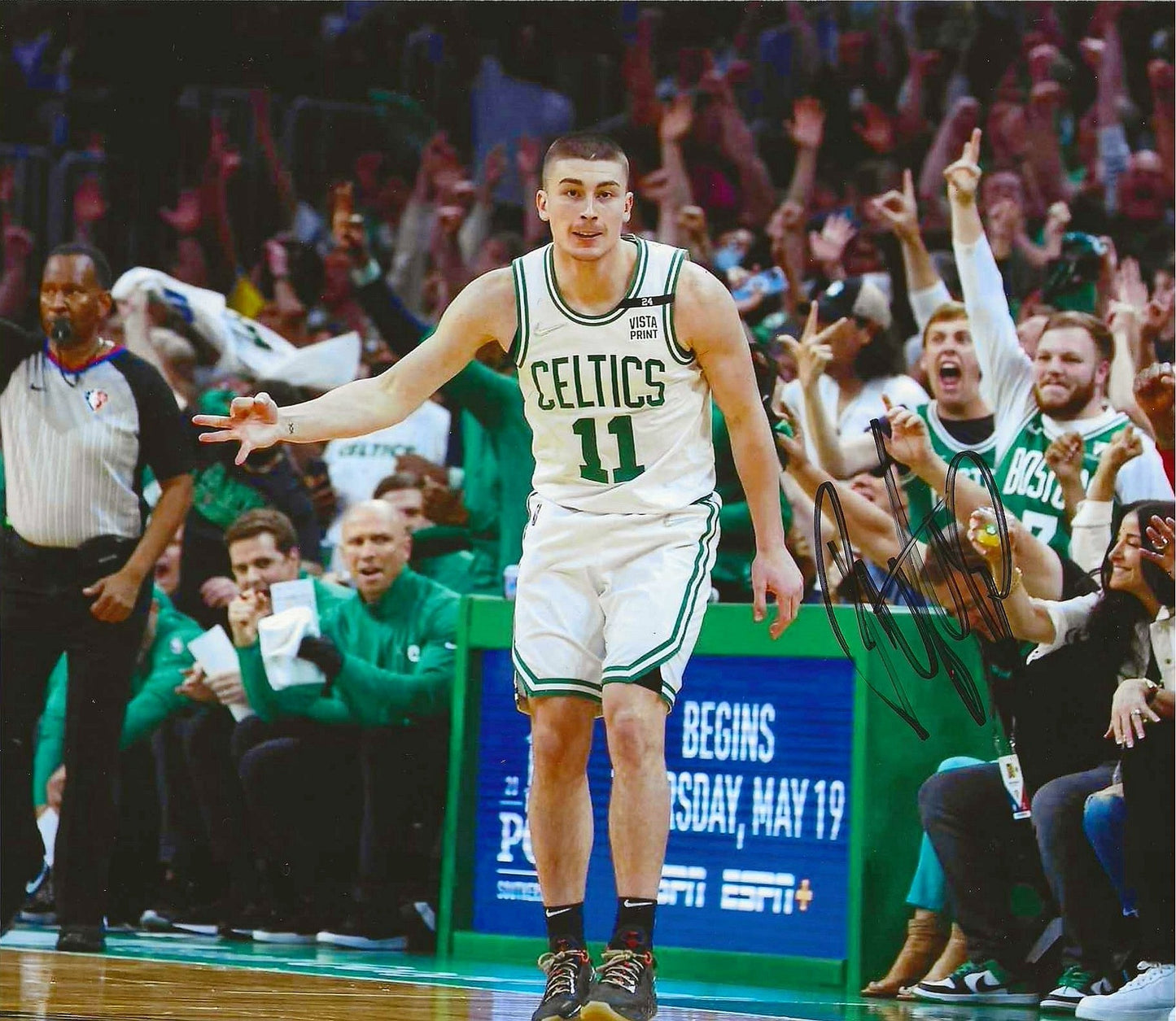 Payton Pritchard Autographed Signed "CELTICS" 8x10 photo Elite Promotions & Graphz Authentication