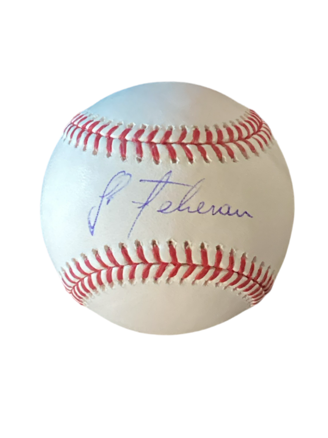 Julio Teheran autographed signed Rawlings official major legue baseball