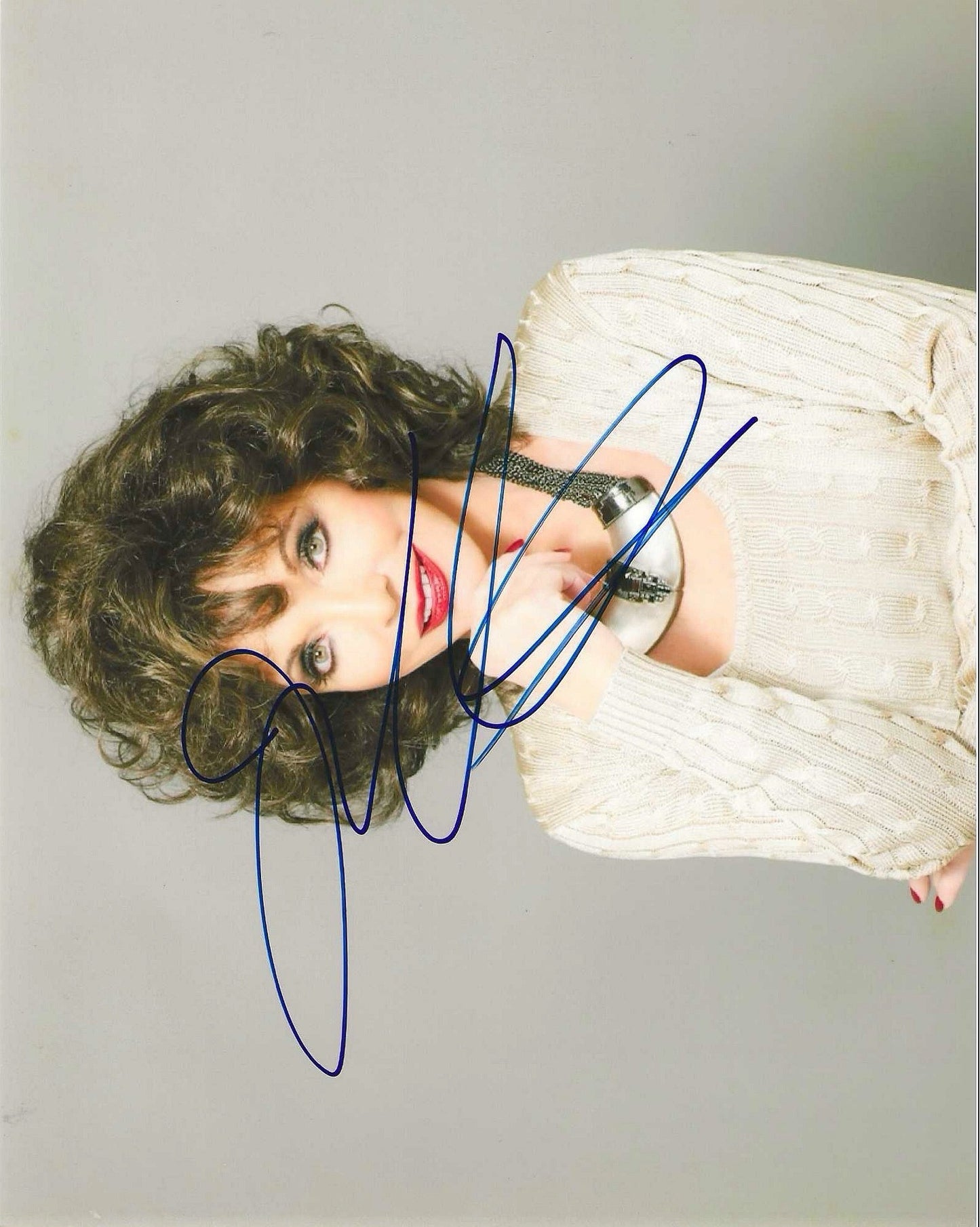 Joan Collins autographed Signed 8x10 photo Elite Promotions & Graphz Authentication