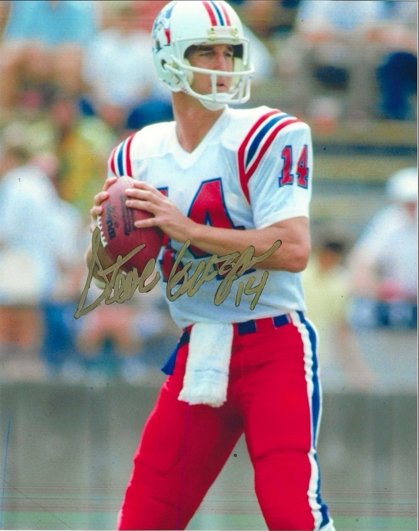 Steve Grogan Autographed Signed 8X10 Photo Elite Promotions & Graphz
