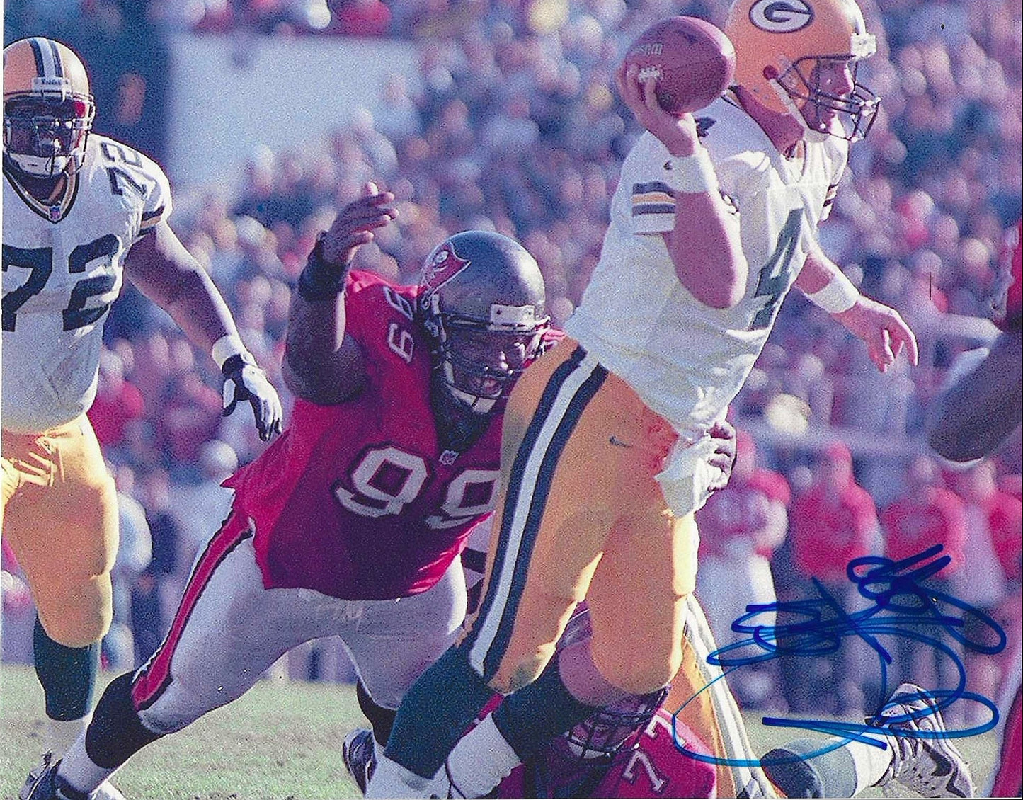 Warren Sapp Autographed Signed 8x10 photo Elite Promotions & Graphz Authentication