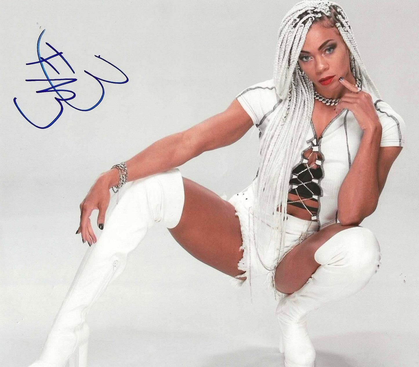 B-FAB Autographed Signed "WWE" 8x10 photo Elite Promotions & Graphz Authentication