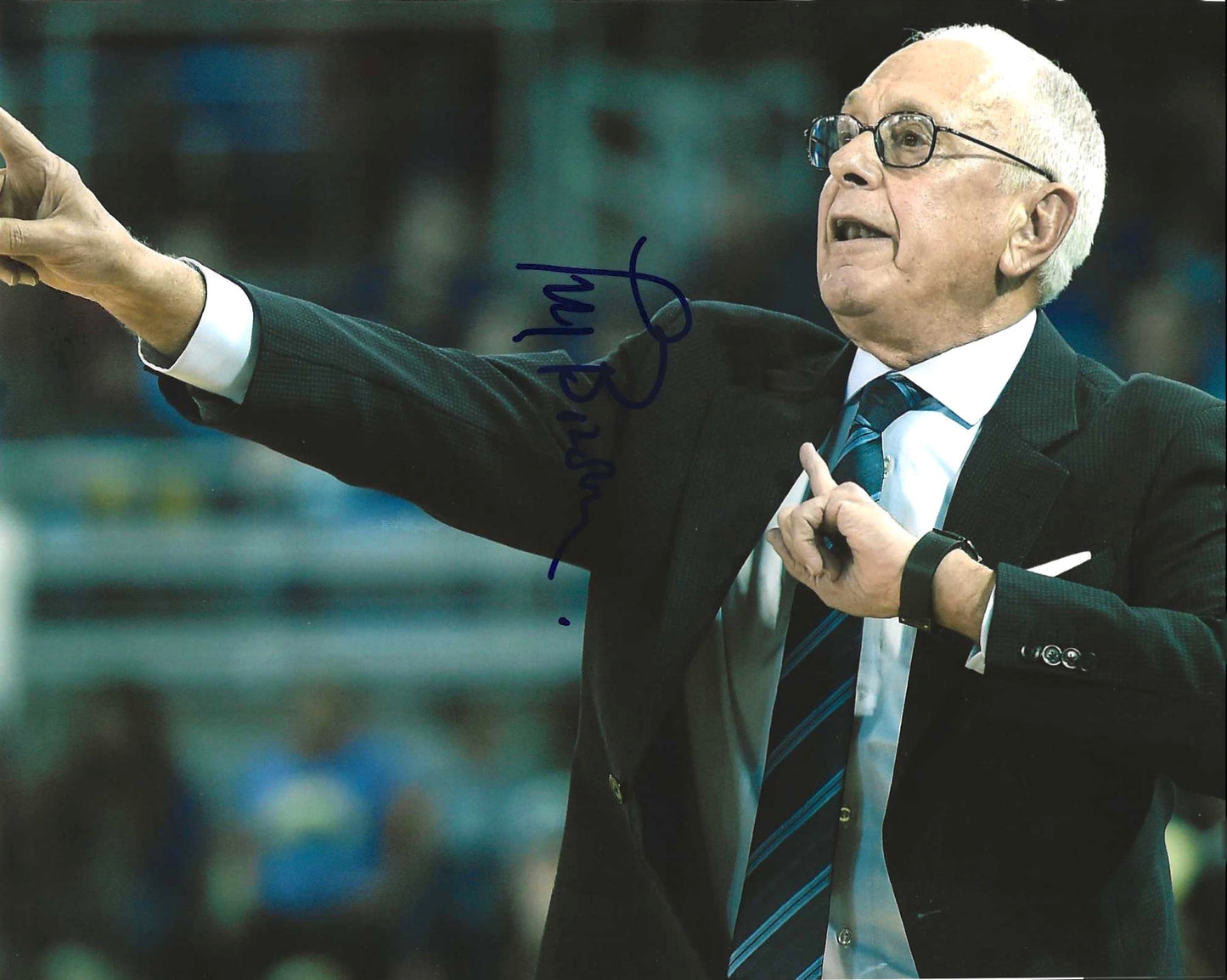 Larry Brown Autographed Signed 8x10 photo Elite Promotions & Graphz Authentication