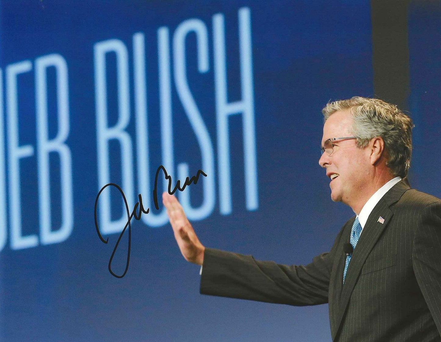 Jeb Bush Autographed Signed 8x10 photo Elite Promotions & Graphz Authentication