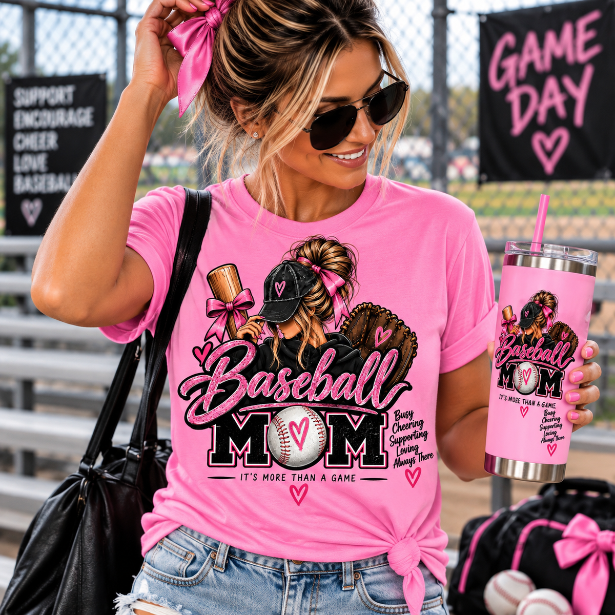 Baseball “MOM” T-SHIRT