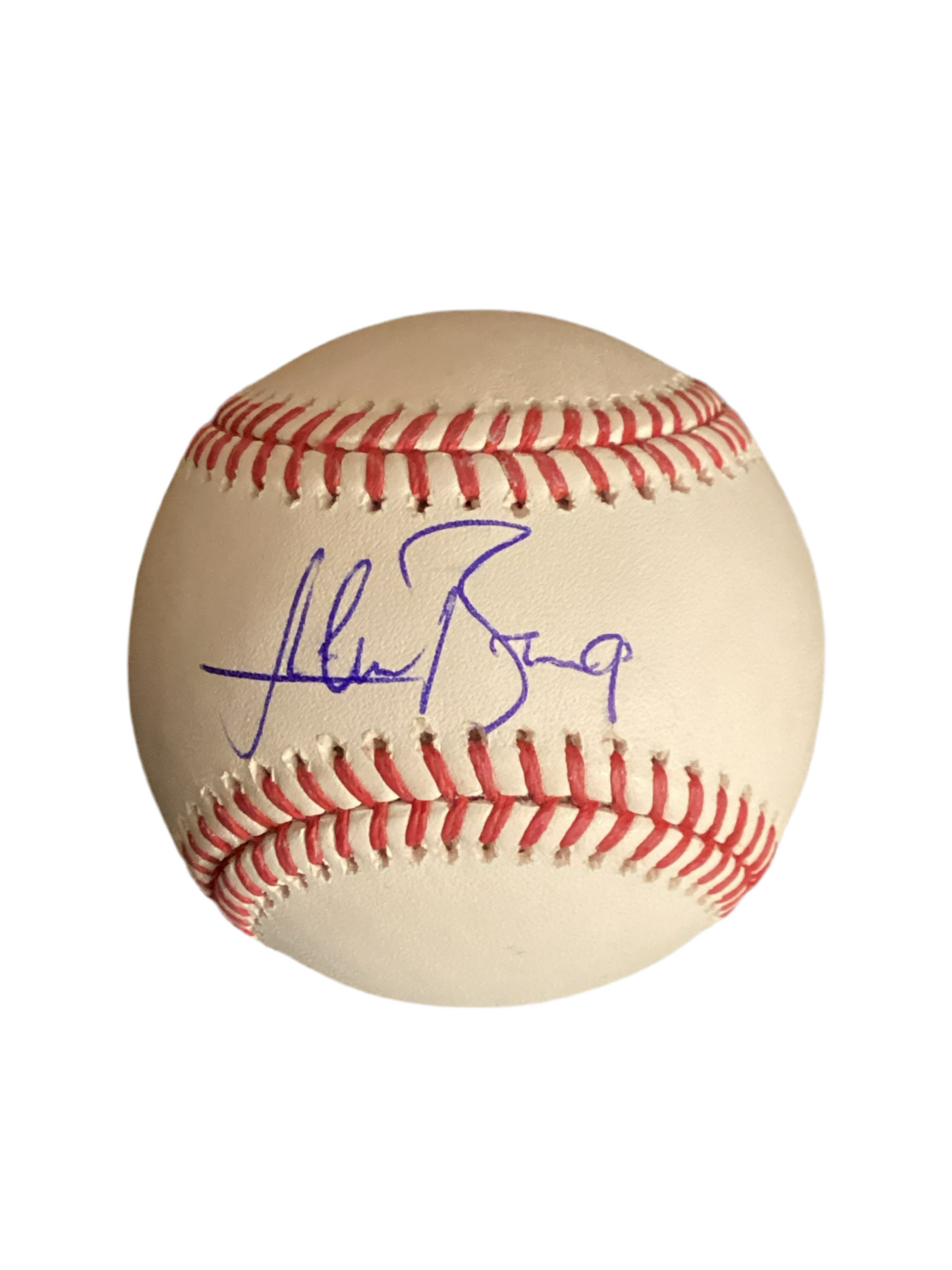 Brinson Lewis autographed signed Rawlings official Major League Baseball