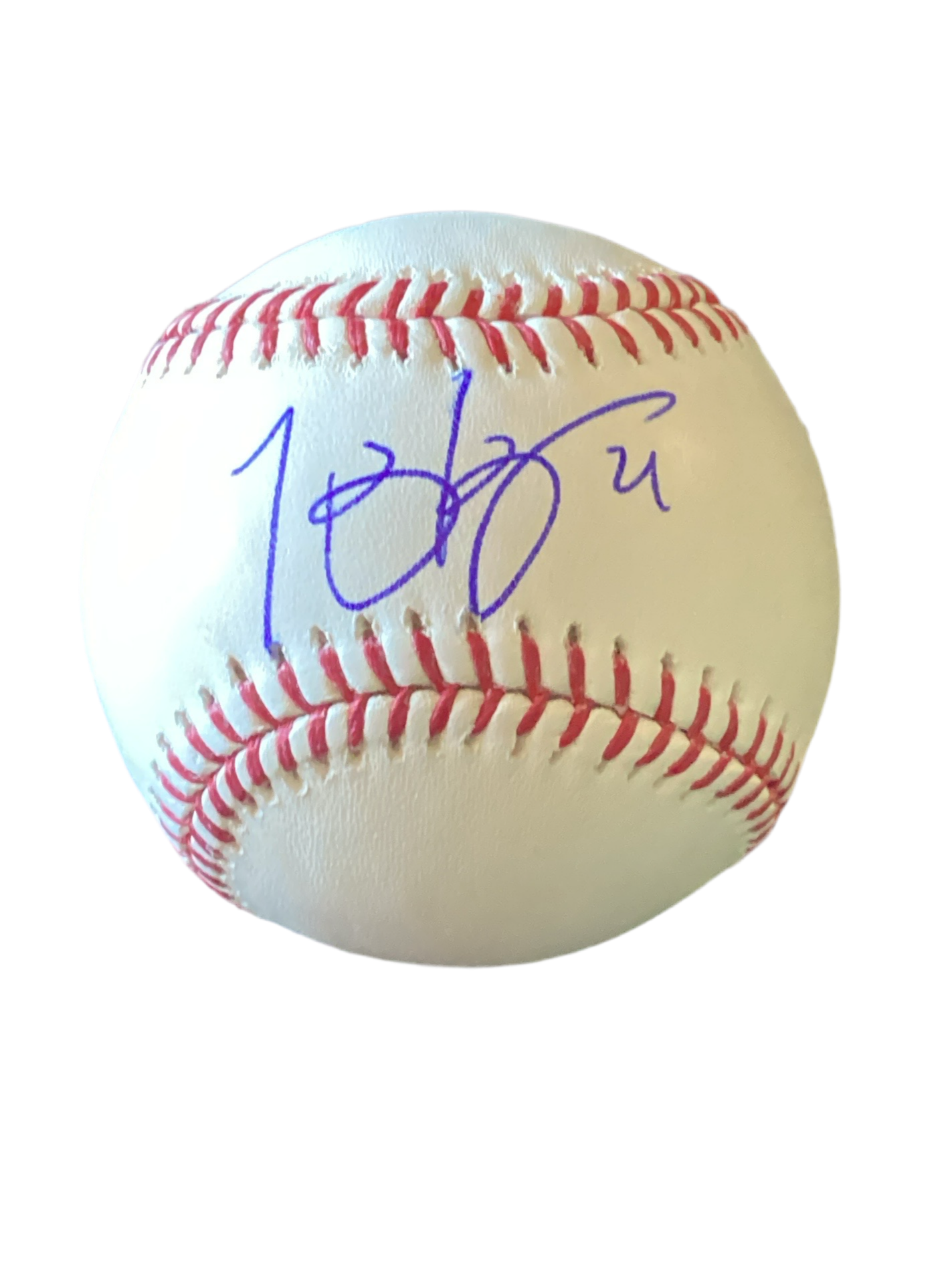 Todd Frazier autographed signed Rawlings official Major League Baseball