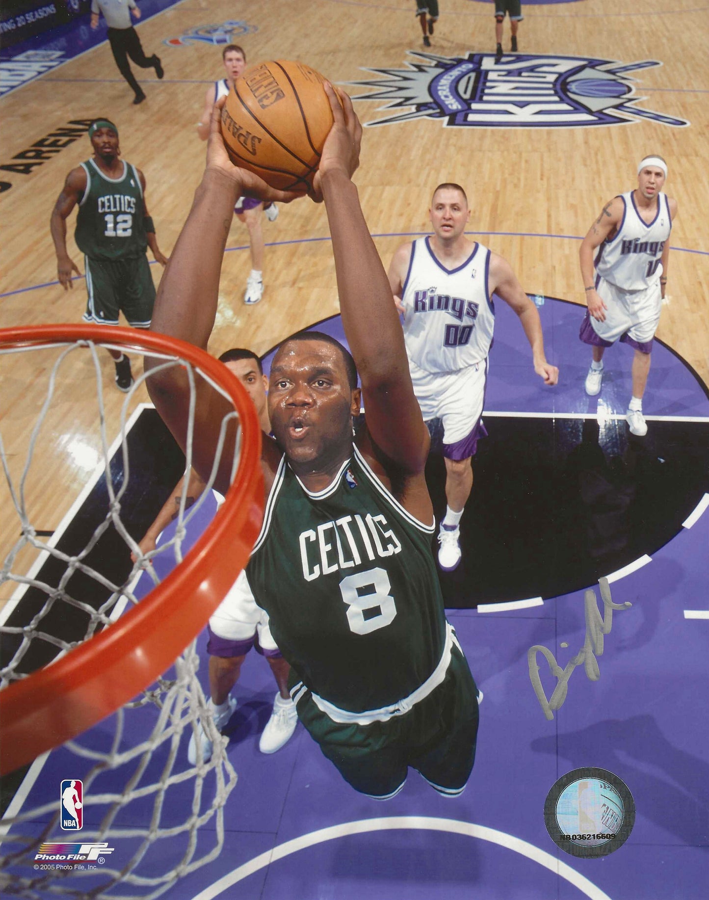 Al Jefferson Autographed Signed "CELTICS" 8x10 photo Elite Promotions & Graphz Authentication