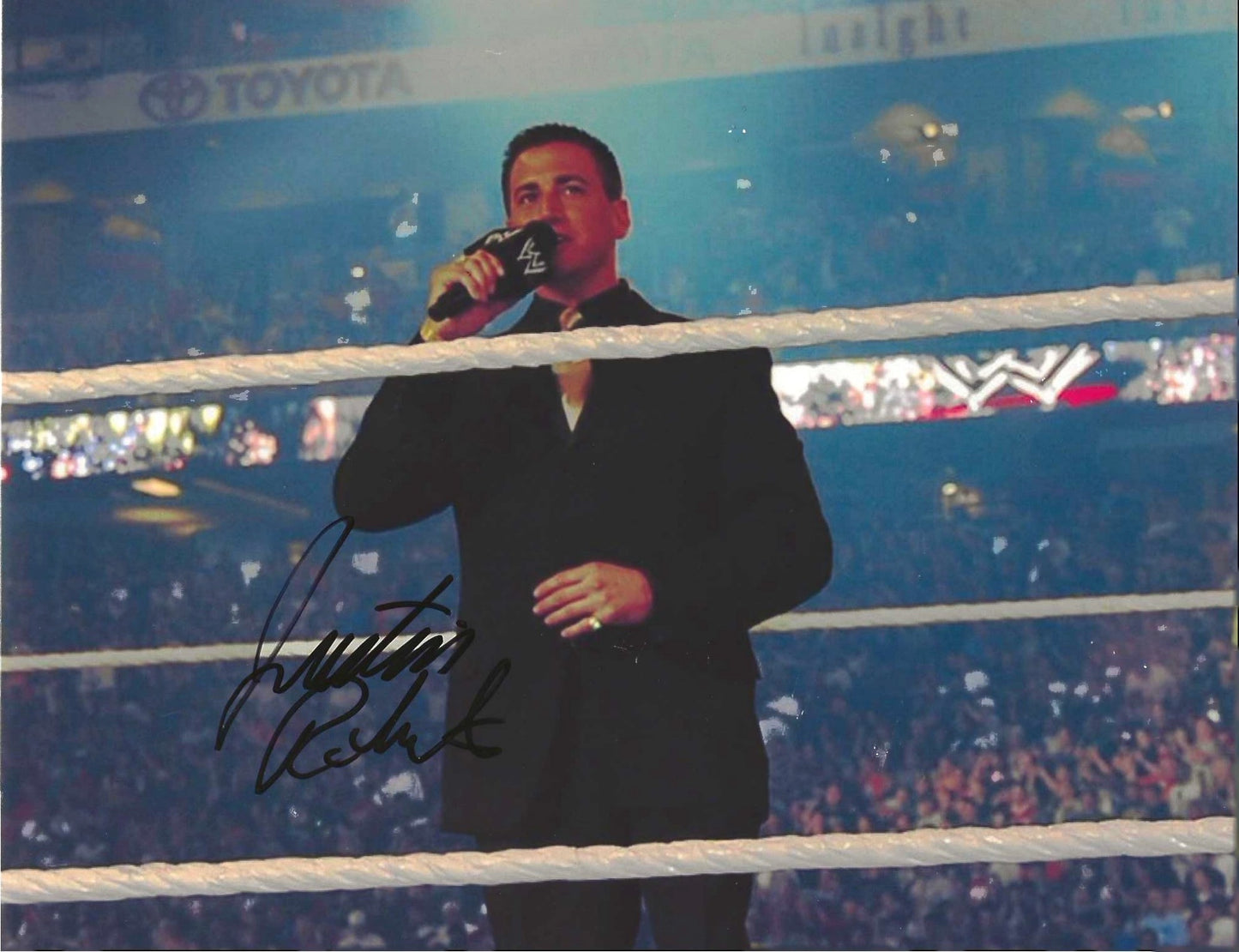 Justine roberts Autographed Signed "WWE" 8X10 Photo Elite Promotions & Graphz Authentication