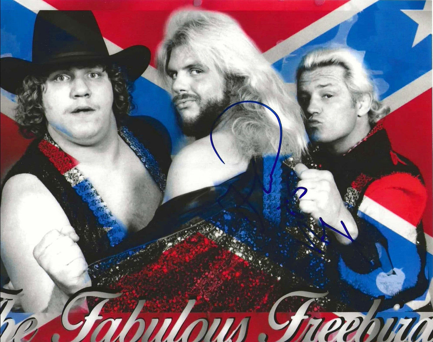 Michael Hayes (Fabulous Freebirds) Autographed Signed "WWE" 8x10 photo Elite Promotions & Graphz Authentication