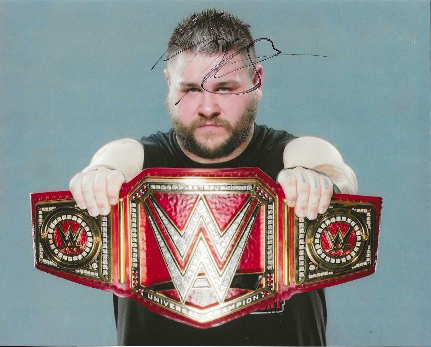 Kevin Owen’s Autographed Signed "WWE" 8X10 Photo Elite Promotions & Graphz Authentication