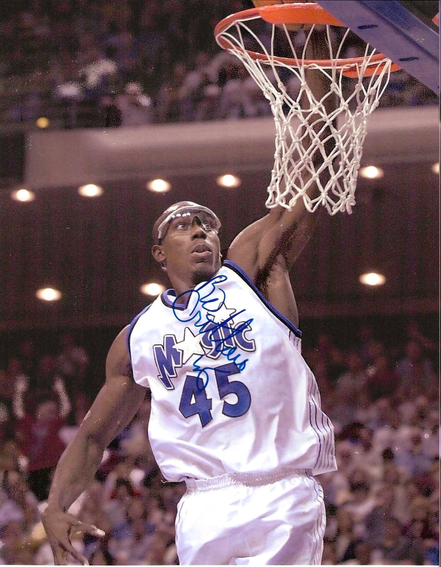 Bo Outlaw Autographed Signed "MAGIC" 8x10 photo Elite Promotions & Graphz Authentication