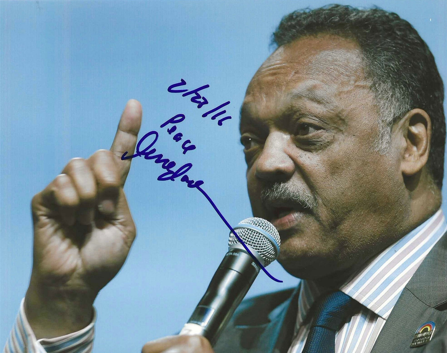Jesse Jackson Autographed Signed 8x10 photo Elite Promotions & Graphz Authentication
