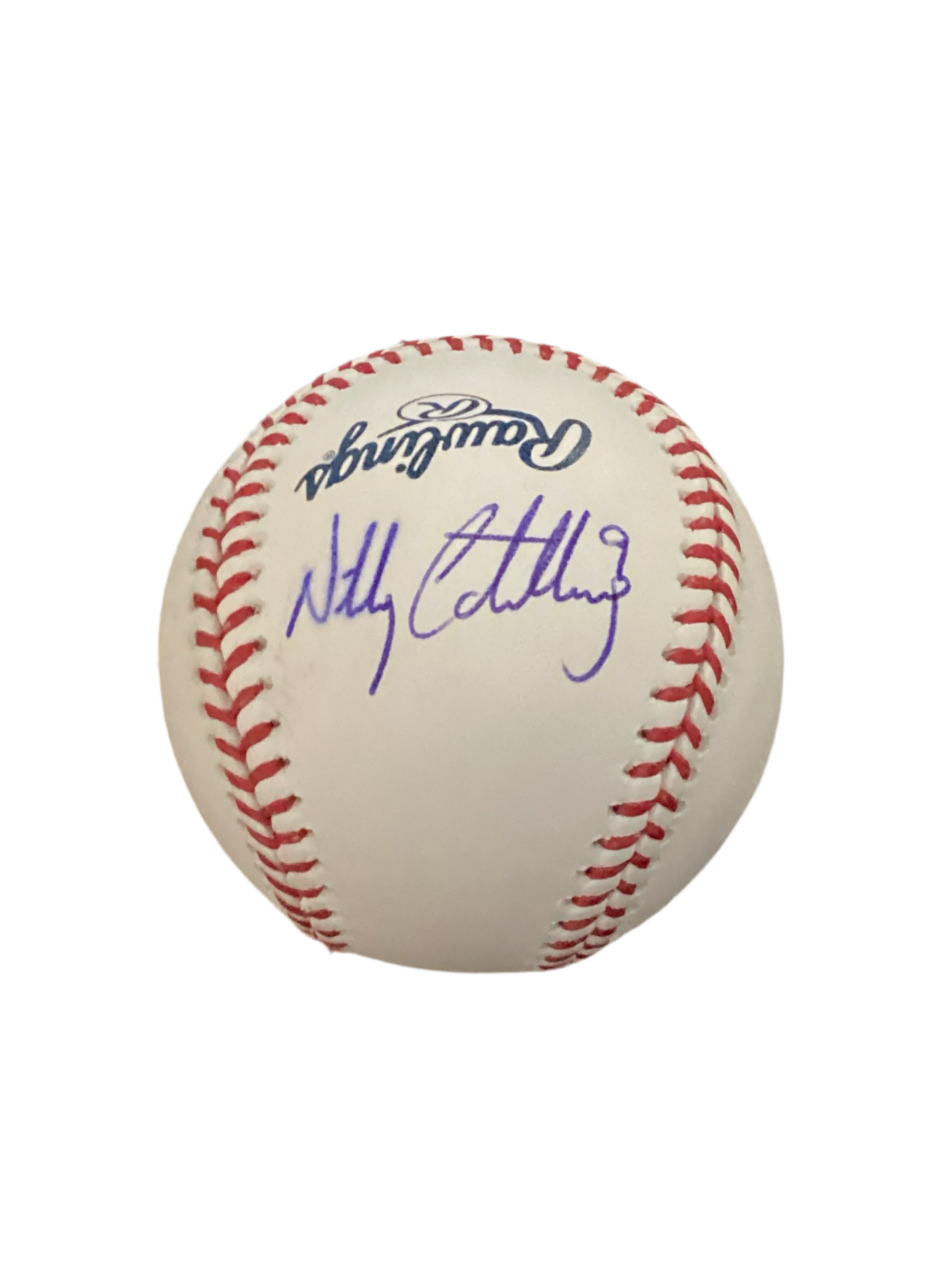Nick Castellanos autographed signed Rawlings official major legue baseball