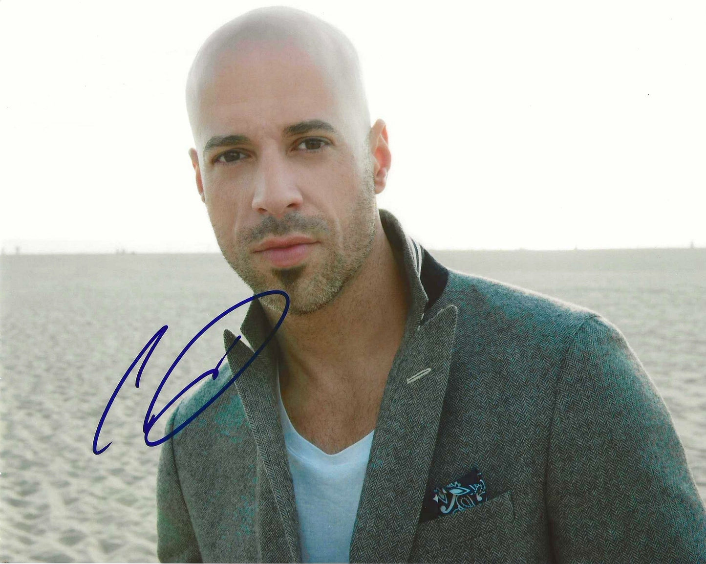 Chris Daughtry Autographed Signed "DAUGHTRY" 8X10 Photo Elite Promotions & Graphz Authentication