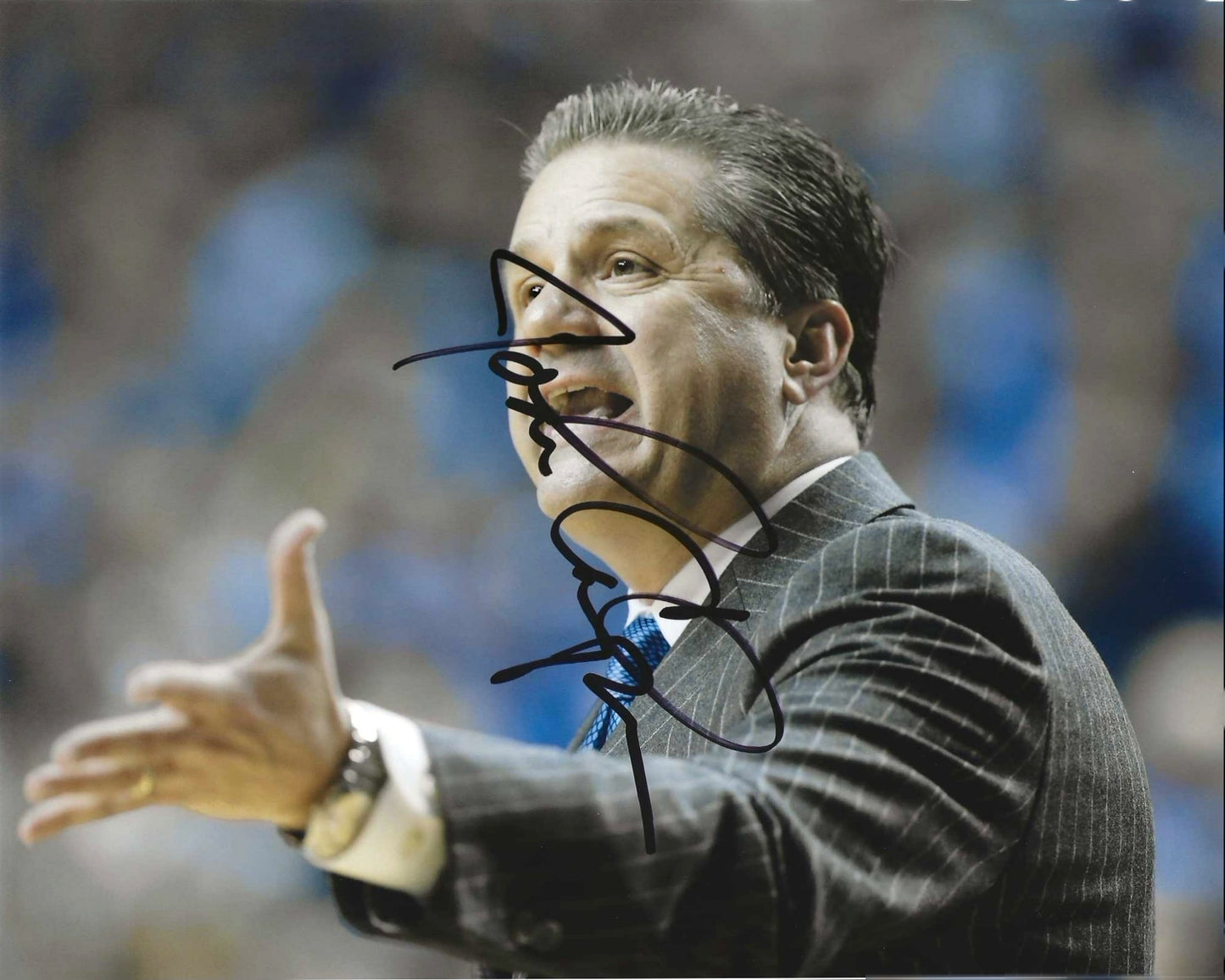 John Calipari Autographed Signed 8x10 photo Elite Promotions & Graphz Authentication