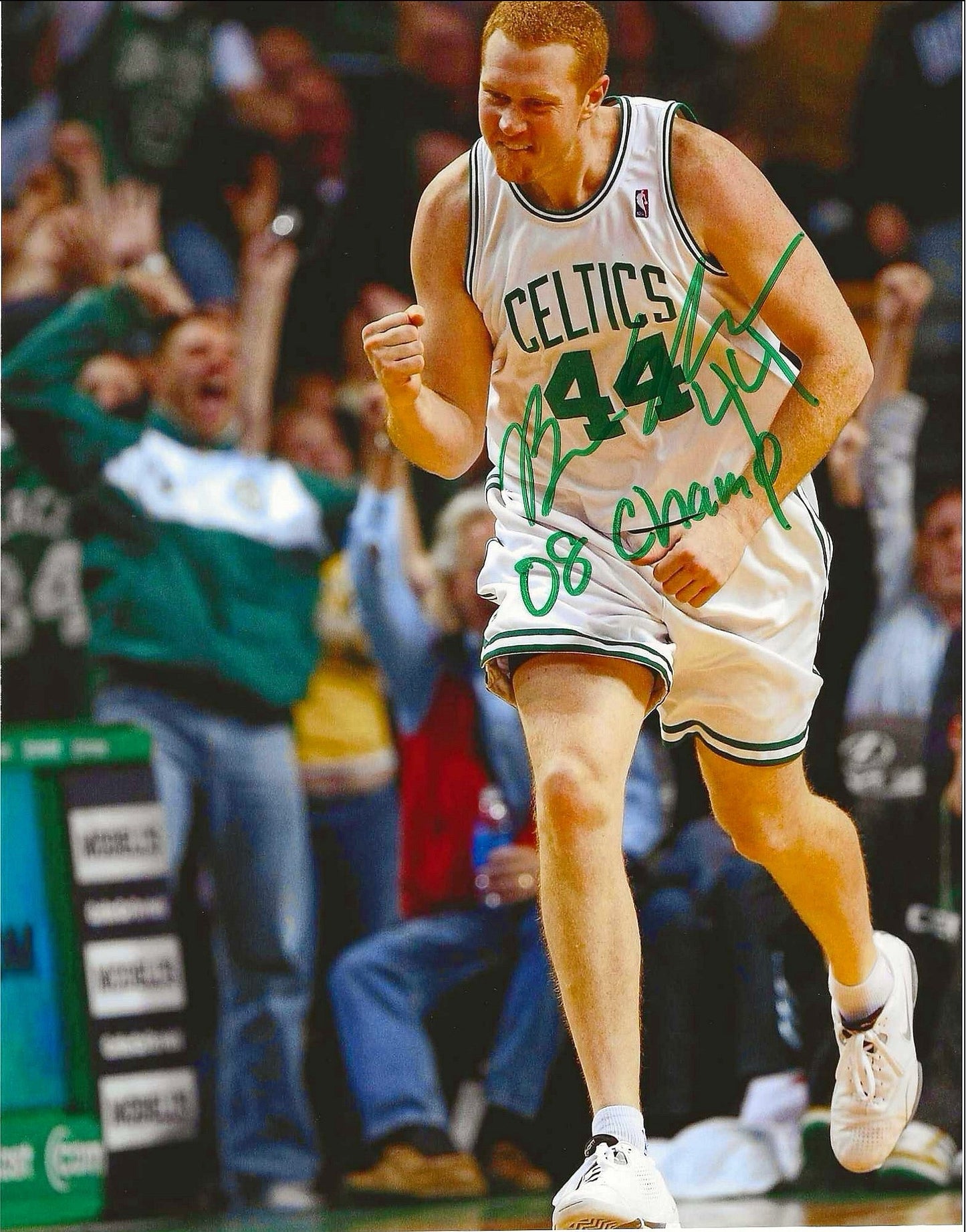 Brian Scalabrine (08 champs) Autographed Signed "CELTICS" 8x10 photo Elite Promotions & Graphz Authentication