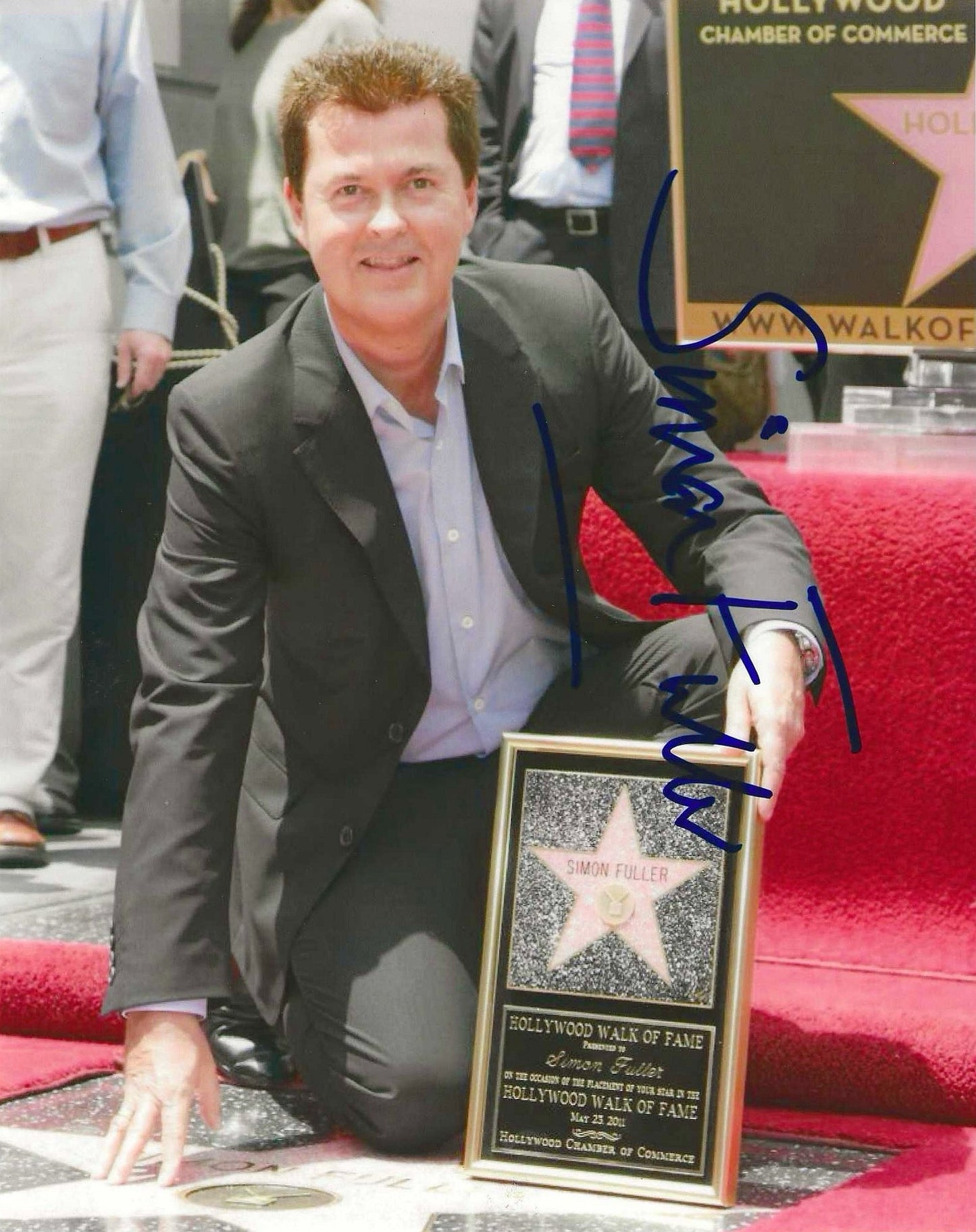 Simon Fuller autographed Signed 8X10 Photo Elite Promotions & Graphz