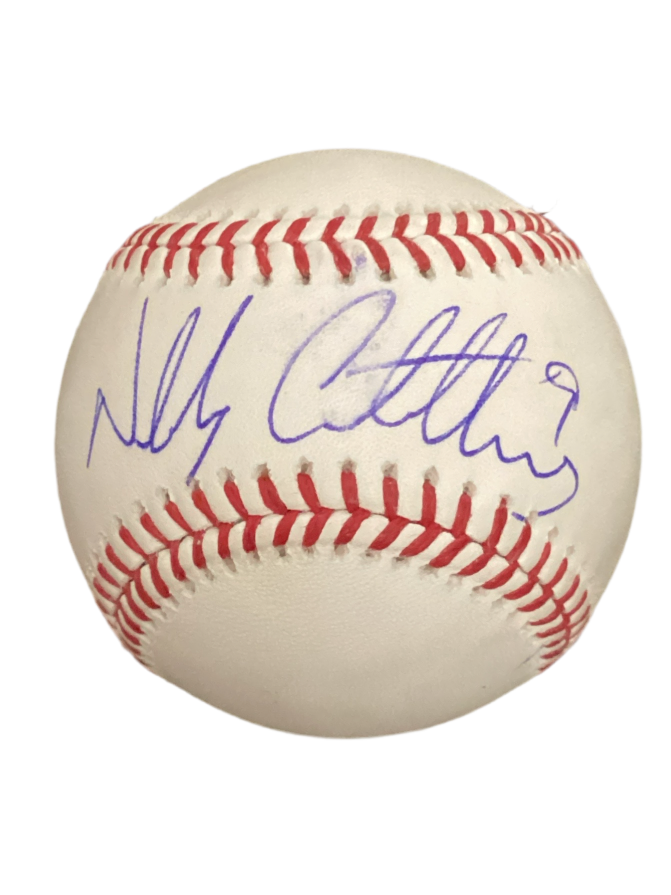 Nick Castellanos autographed signed Rawlings official major legue baseball