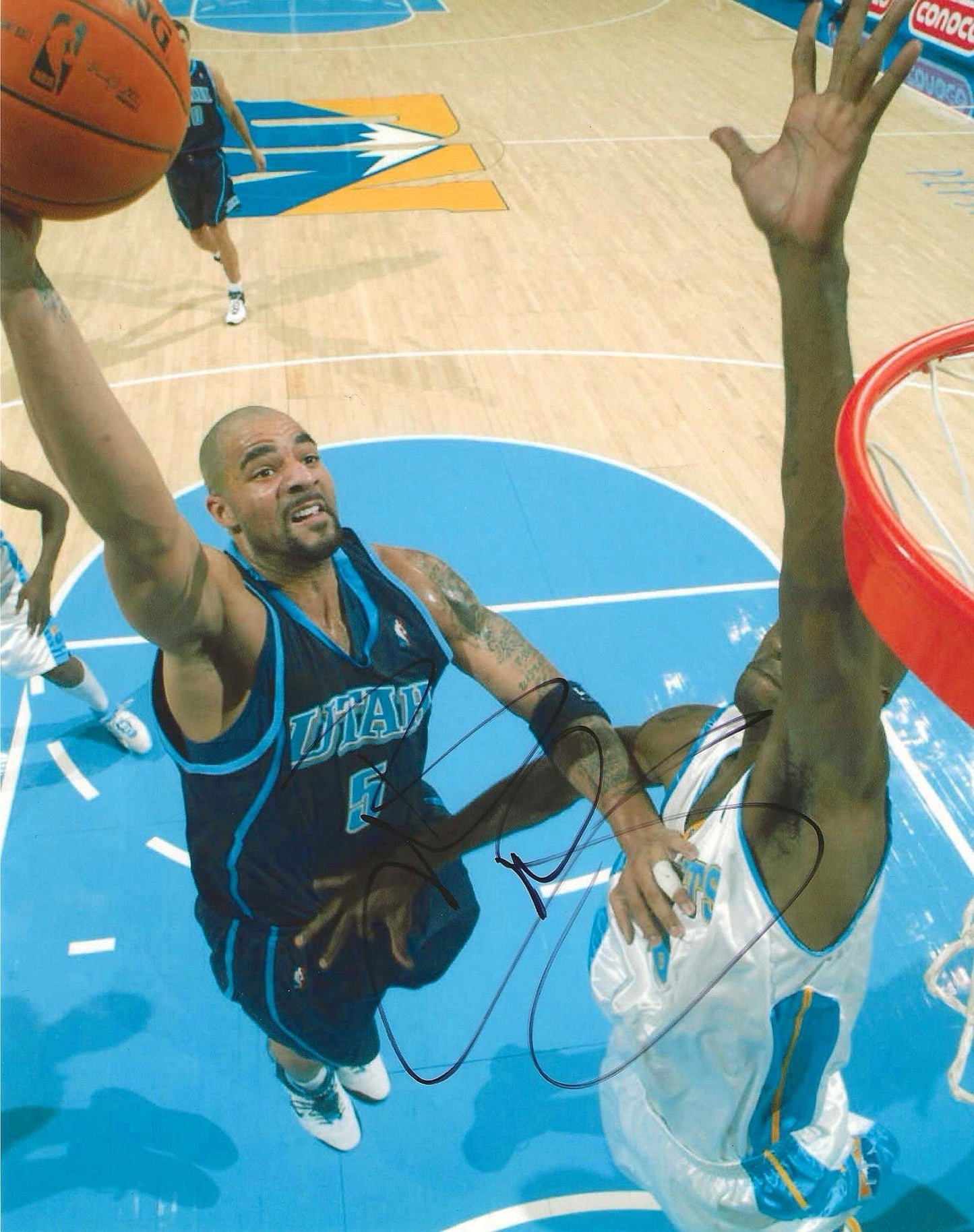 Carlos Boozer Autographed Signed "JAZZ" 8x10 photo Elite Promotions & Graphz Authentication