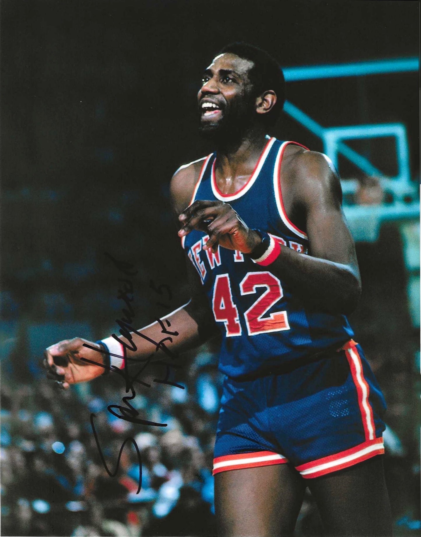Spencer Haywood Autographed Signed "KNICKS" 8x10 photo Elite Promotions & Graphz Authentication