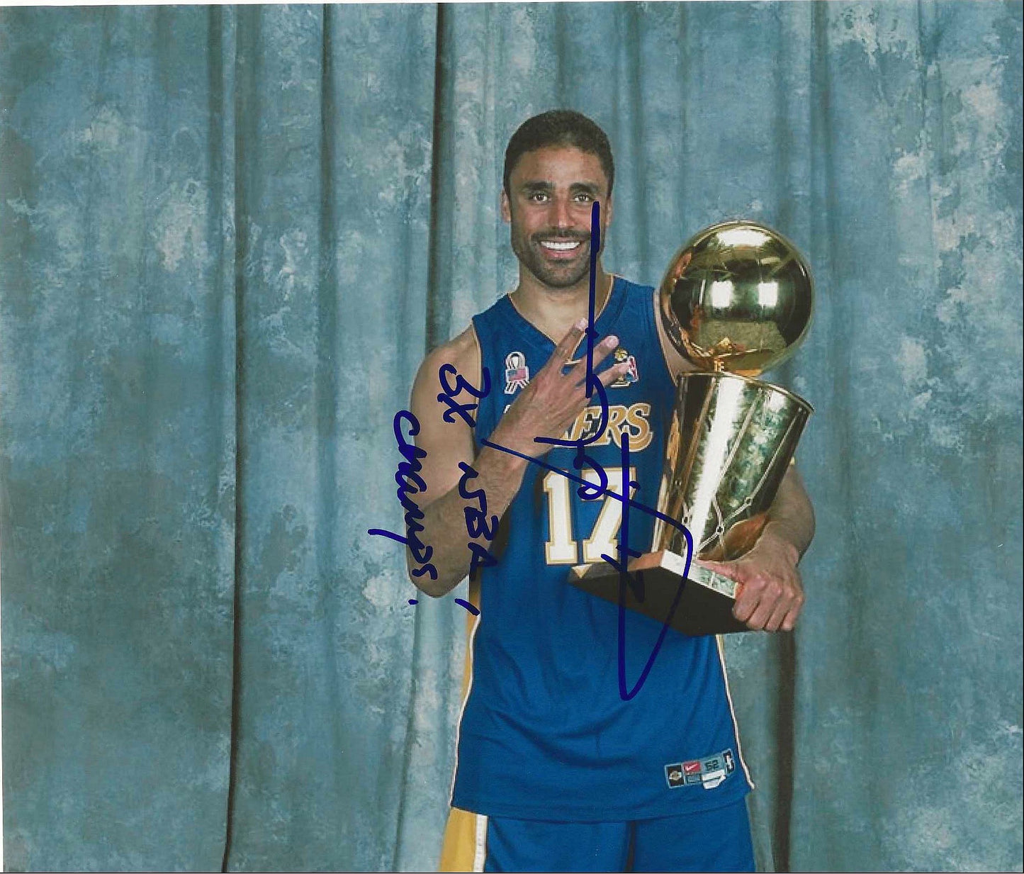 Rick Fox Autographed Signed "LAKERS" 8x10 photo Elite Promotions & Graphz Authentication