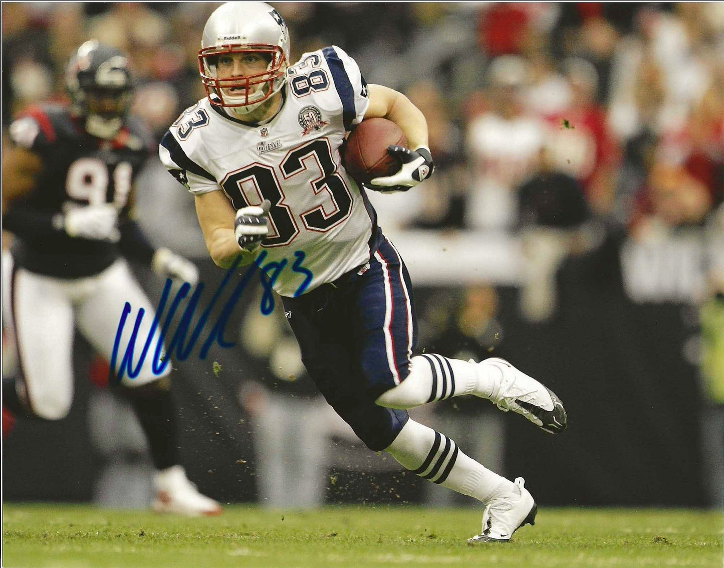 Wes Welker Autographed Signed 8X10 Photo Elite Promotions & Graphz Authentication