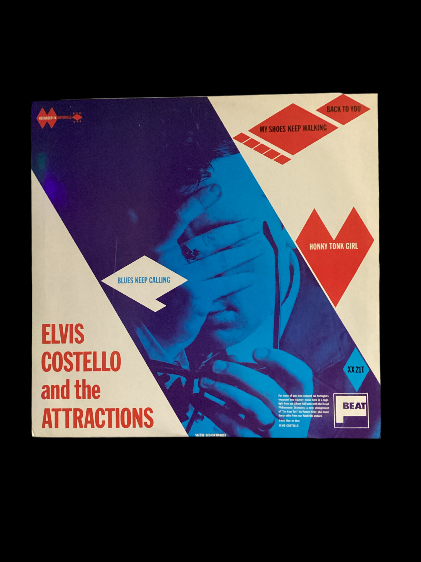 Elvis Costello Autographed Signed Record